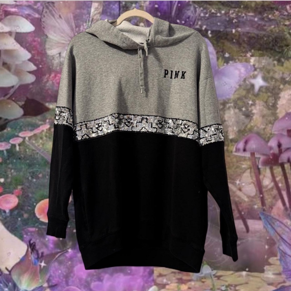 Victoria’s Secret PINK 2014 Aztec Sequins Pullover Hoodie